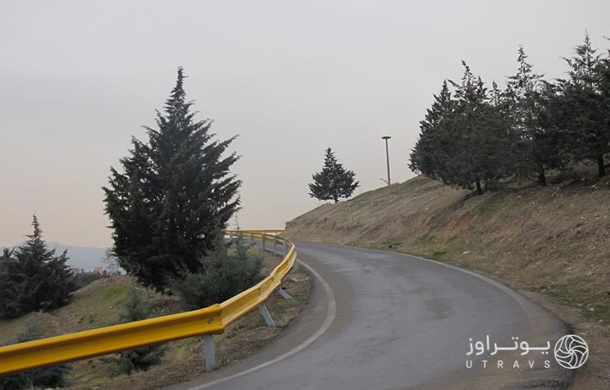 جاده بوستان جنگلی فاطمی تهران